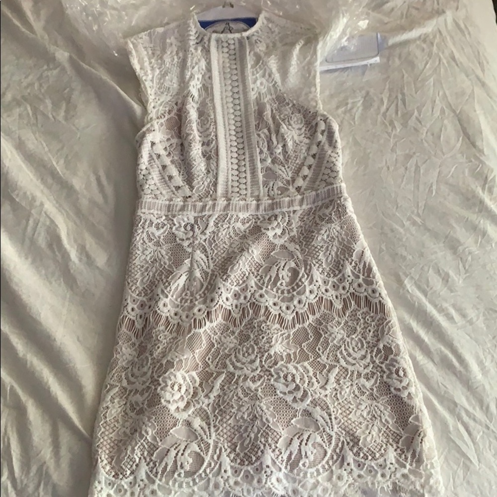 lace mini dress